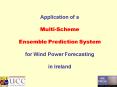Application of a MultiScheme Ensemble Prediction System for Wind Power Forecasting in Ireland