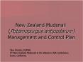 New Zealand Mudsnail Potamopyrgus antipodarum Management and Control Plan Draft