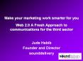 Make your marketing work smarter for you Web 2.0 A Fresh Approach to communications for the third se