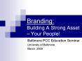 Branding: Building A Strong Asset 