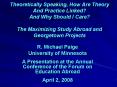 Theoretically Speaking, How Are Theory And Practice Linked And Why Should I Care The Maximizing Stud