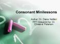 Consonant Minilessons