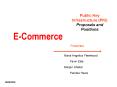 Public Key Infrastructure PKI Proposals and
