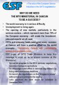 The voice of the European Service Industries in the GATS negotiations