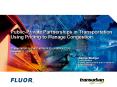 PublicPrivate Partnerships in Transportation Using Pricing to Manage Congestion