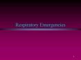 Respiratory Emergencies