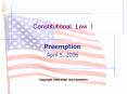 Preemption