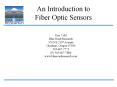 An Introduction to Fiber Optic Sensors