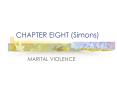 CHAPTER EIGHT Simons