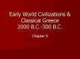 Early World Civilizations