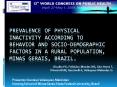 Prevalence of physical inactivity according to behavior and sociodemograPHic factors in a rural popu