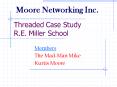 Threaded Case Study R.E. Miller School