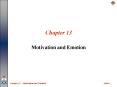 Motivation and Emotion