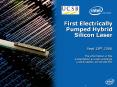 Hybrid Silicon Laser Technology Leadership Working PR Plan Rev. 3