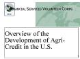 FINANCIAL SERVICES VOLUNTEER CORPS