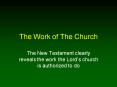The Work of The Church