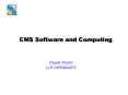CMS Software and Computing