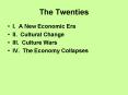 The Twenties