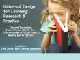 Universal Design for Learning: Research