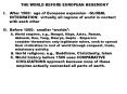 THE WORLD BEFORE EUROPEAN HEGEMONY