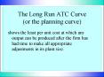 The Long Run ATC Curve or the planning curve