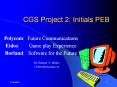 CGS Project 2: Initials PEB
