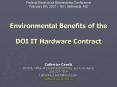 Environmental Benefits of the DOI IT Hardware Contract