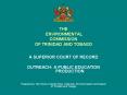 THE ENVIRONMENTAL COMMISSION OF TRINIDAD AND TOBAGO
