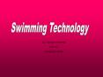 Swimming Technology