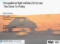 Occupational light vehicle OLV use