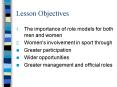 Lesson Objectives