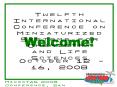 Twelfth International Conference on Miniaturized Systems for Chemistry and Life Sciences