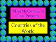 Miss McCormacs Class Presents: