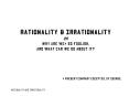 Rationality