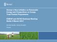 Norways New Initiative on Renewable Energy and Perspectives on Energy Trust Funded Programmes ESMAP