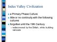 Indus Valley Civilization