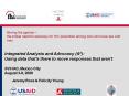Moving the agenda the critical need for advocacy for HIV prevention among men who have sex with men