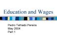 Education and Wages