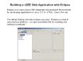 Eclipse is an open source IDE Integrated Development Environment for developing applications in Java