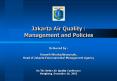 Jakarta Air Quality : Management and Policies