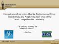Competing on Innovation, Quality, Partnering and Price: Transforming and Amplifying the Future of th