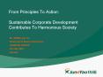From Principles To Action: Sustainable Corporate Development Contributes To Harmonious Society