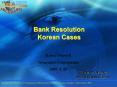Bank Resolution Korean Cases