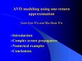 AVO modeling using onereturn approximation XianYun Wu and RuShan Wu