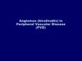 Angiomax bivalirudin in Peripheral Vascular Disease PVD