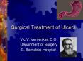 Surgical Treatment of Ulcers