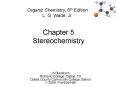 Chapter 5 Stereochemistry