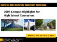 California State University Counselors Conference