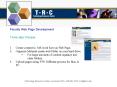 PowerPoint Presentation Faculty Web Page Development