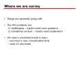 Where we are survey